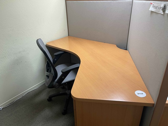 Semi-private (Shared) office in the Downtown Monterey (Desk 1, Room 1)